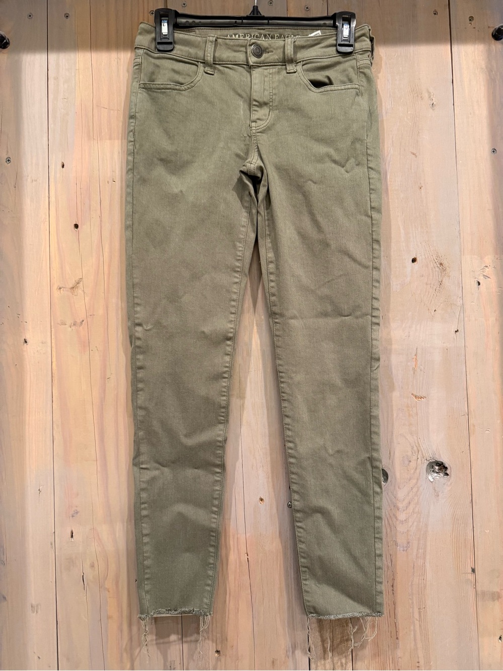 American Eagle Women’s Olive Slim Stretch Jeans